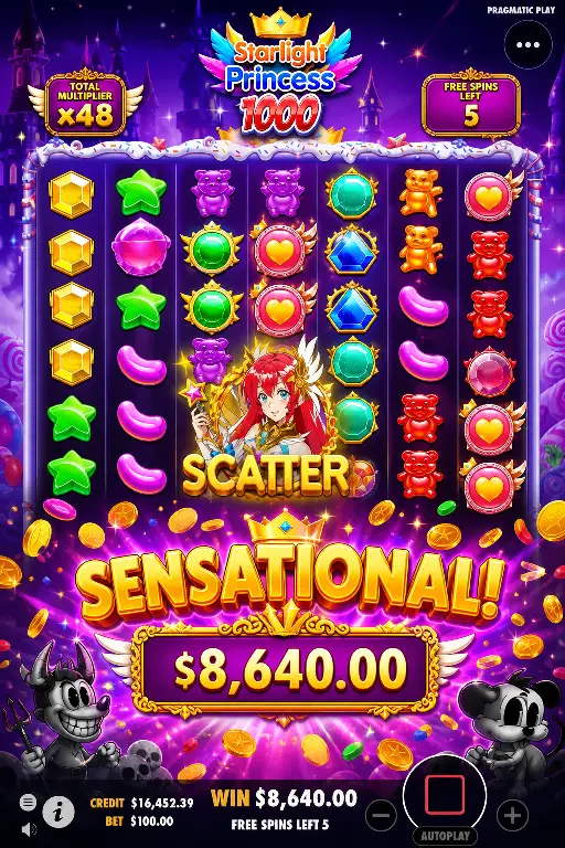 SugarRushSuperScatter — скриншот 3
